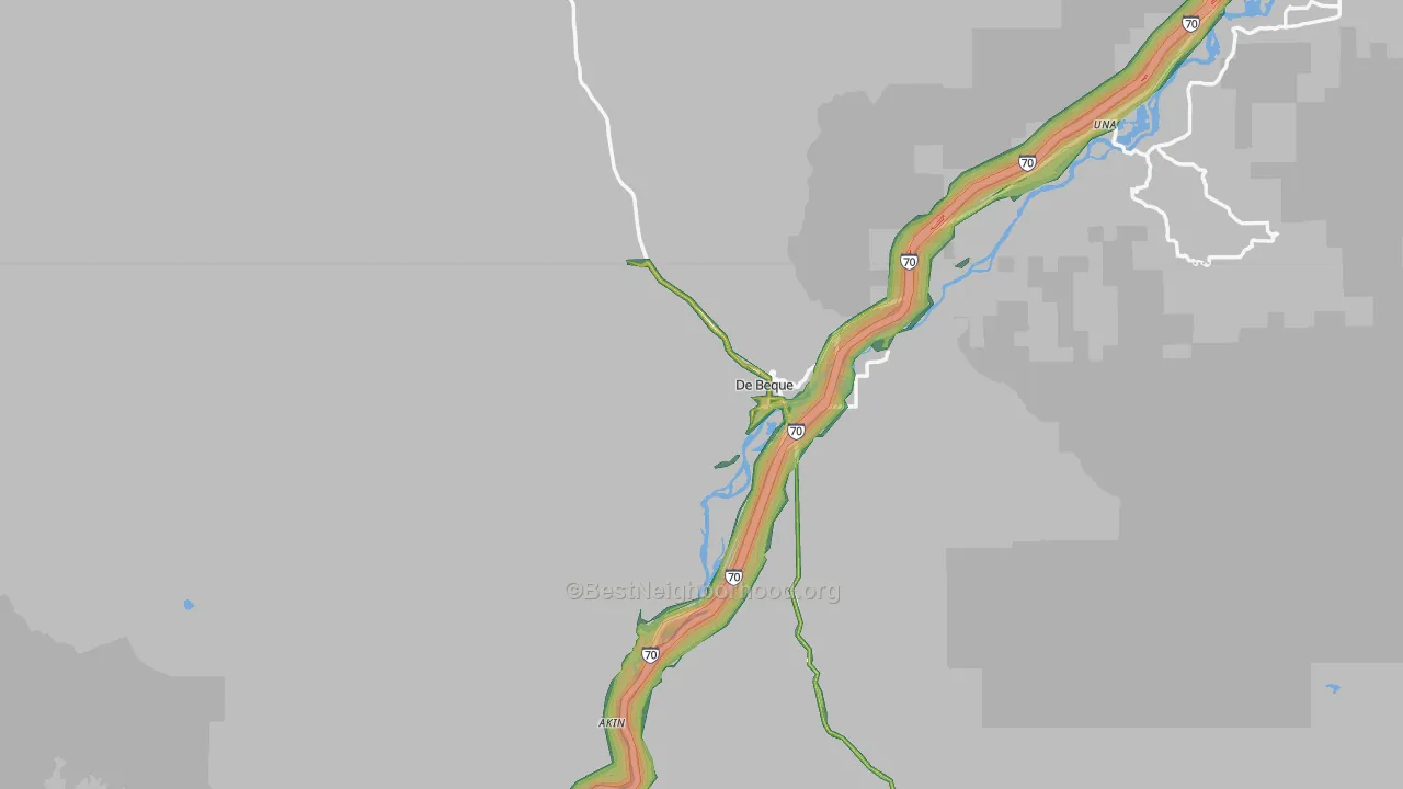 81630, CO Map of Noise Levels in 81630