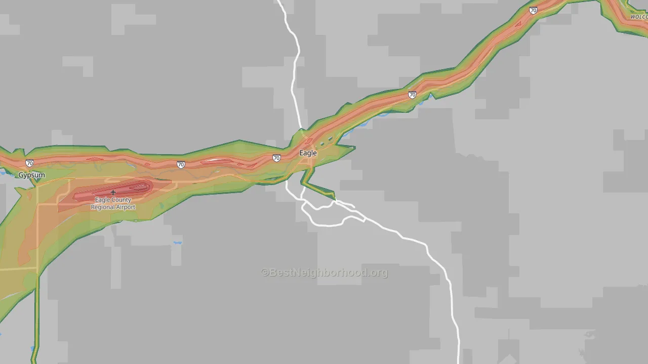 81631, CO Map of Noise Levels in 81631