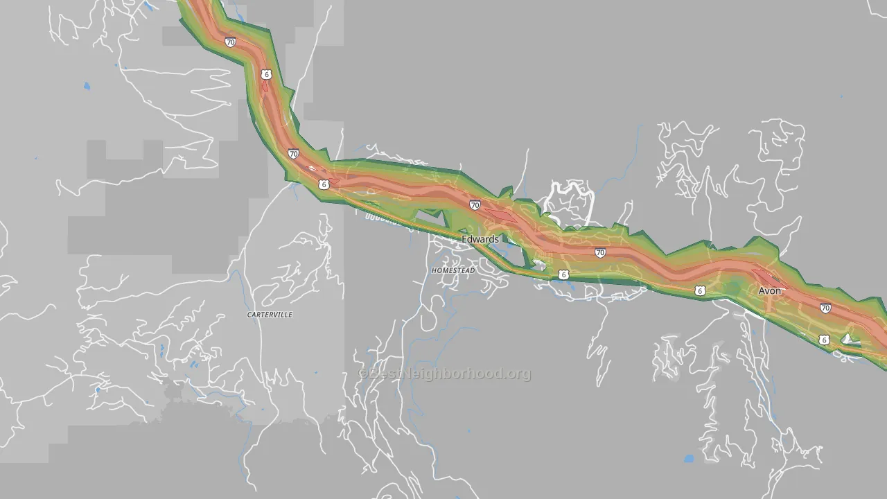81632, CO Map of Noise Levels in 81632
