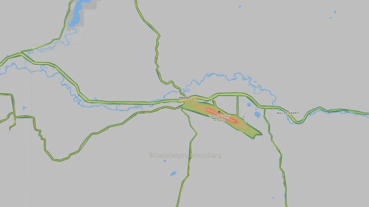 81639, CO Map of Noise Levels in 81639