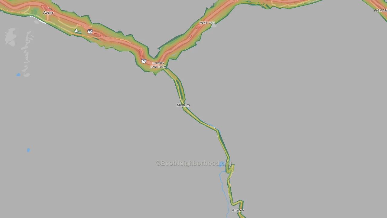 81645, CO Map of Noise Levels in 81645