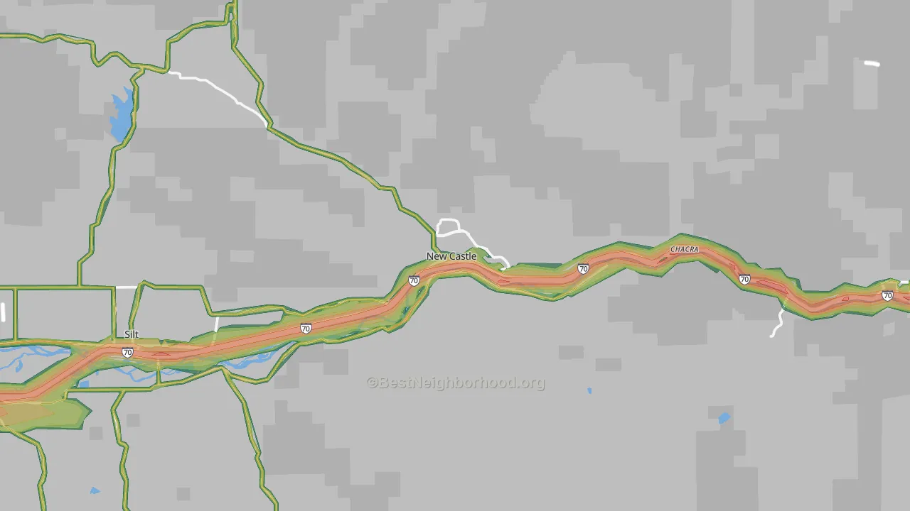 81647, CO Map of Noise Levels in 81647