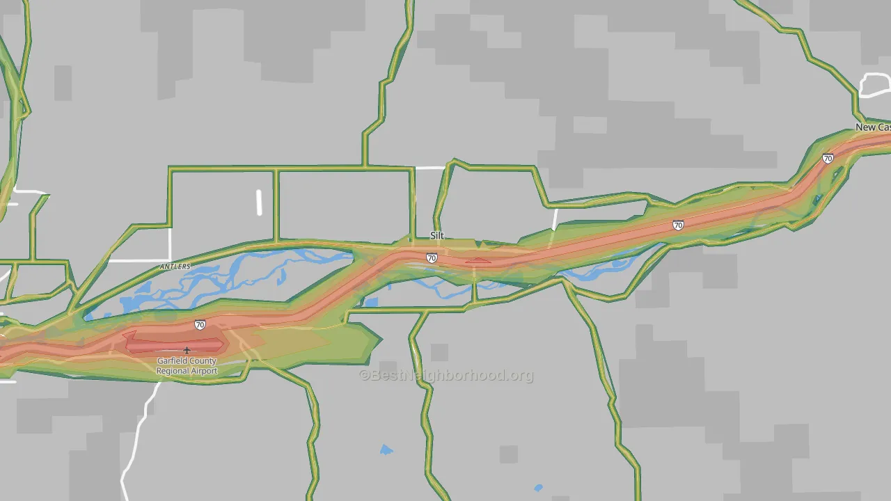 81652, CO Map of Noise Levels in 81652