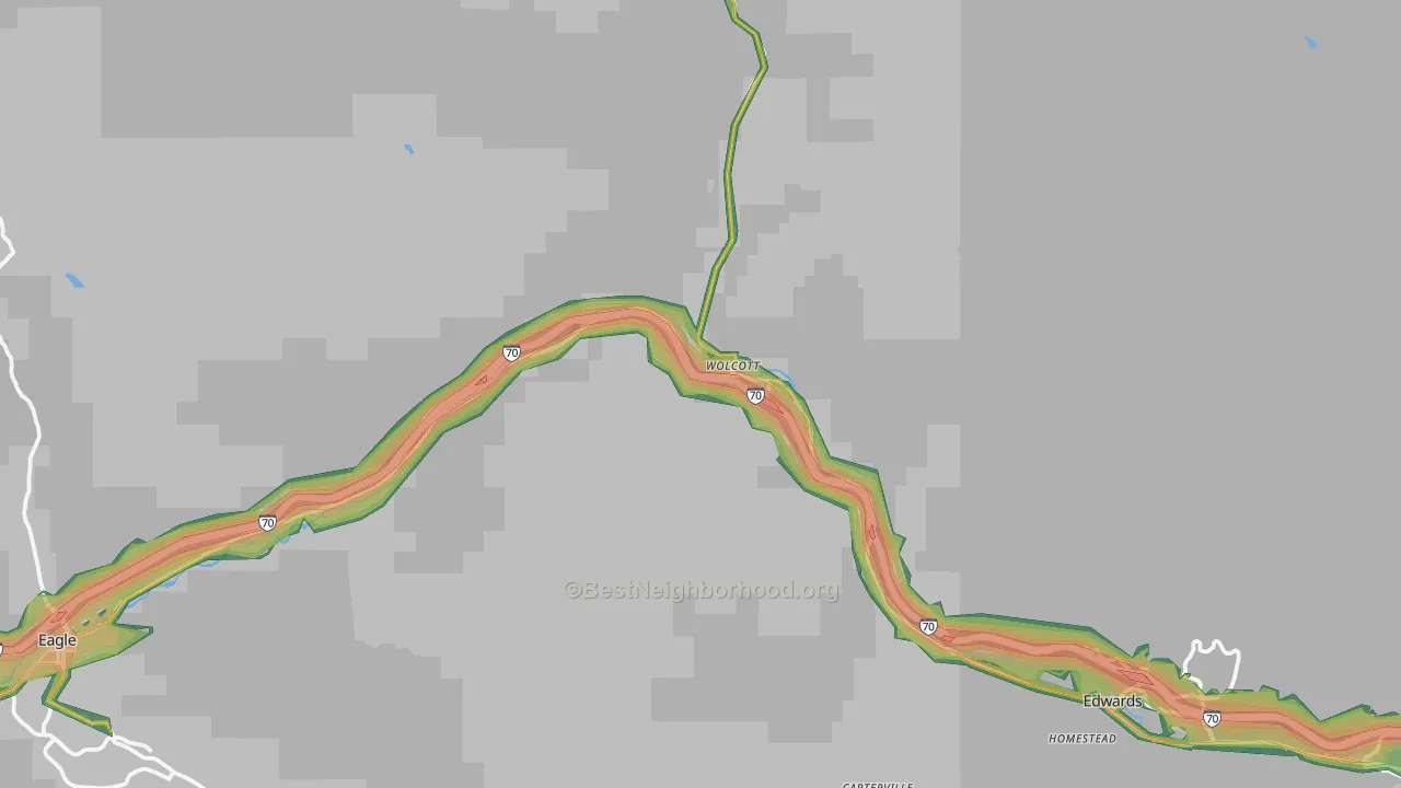 81655, CO Map of Noise Levels in 81655
