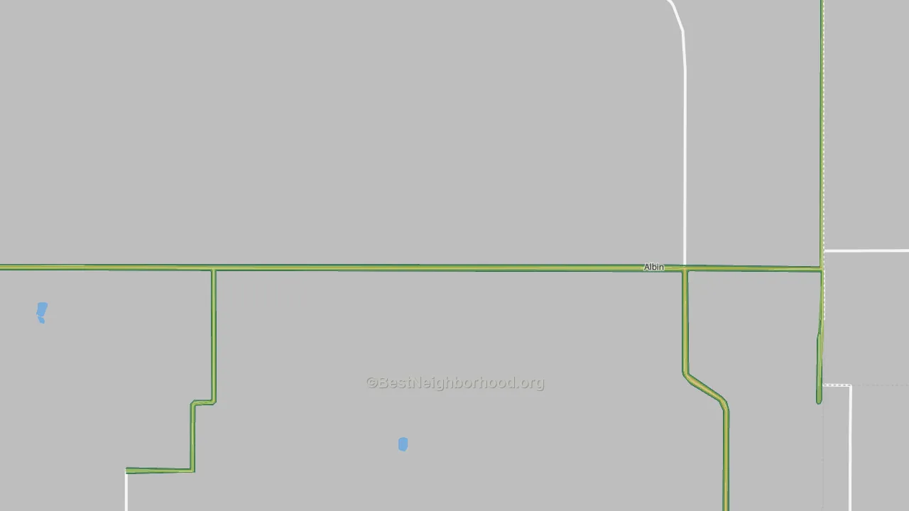 82050, WY Map of Noise Levels in 82050