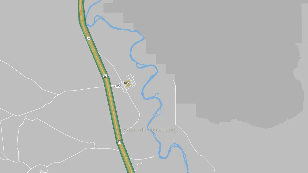 82430, WY Map of Noise Levels in 82430
