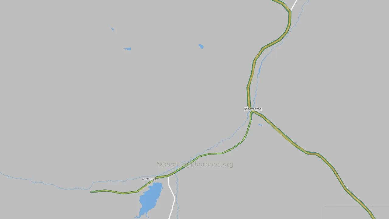 82433, WY Map of Noise Levels in 82433