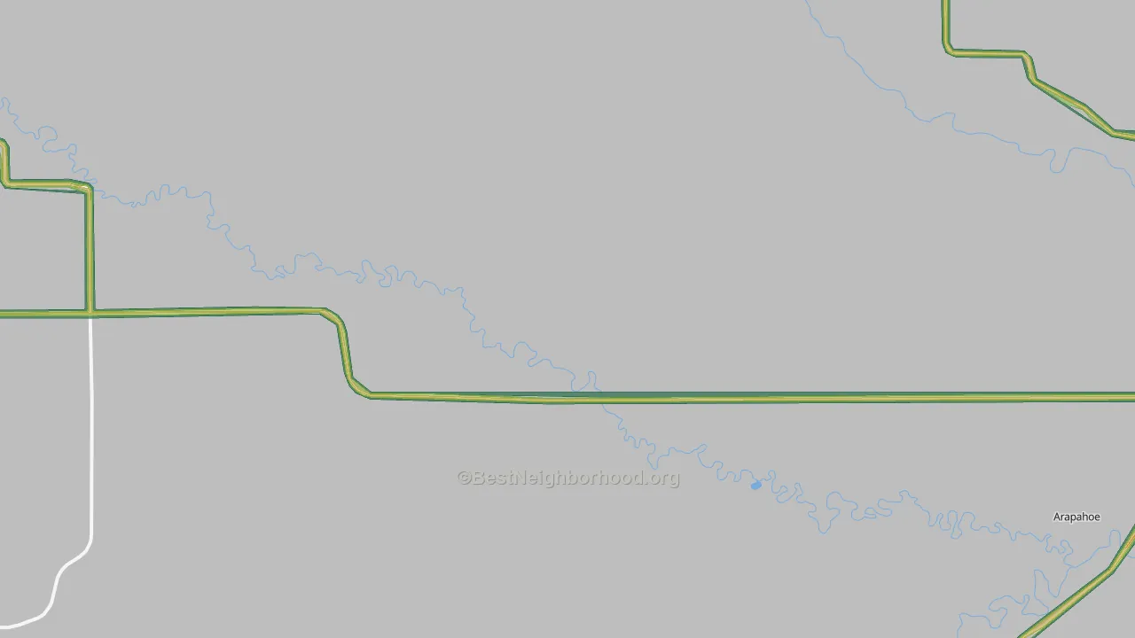 82510, WY Map of Noise Levels in 82510