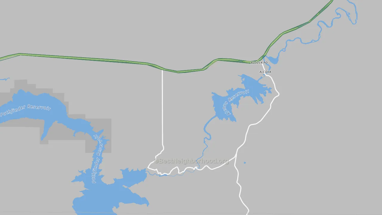 82620, WY Map of Noise Levels in 82620