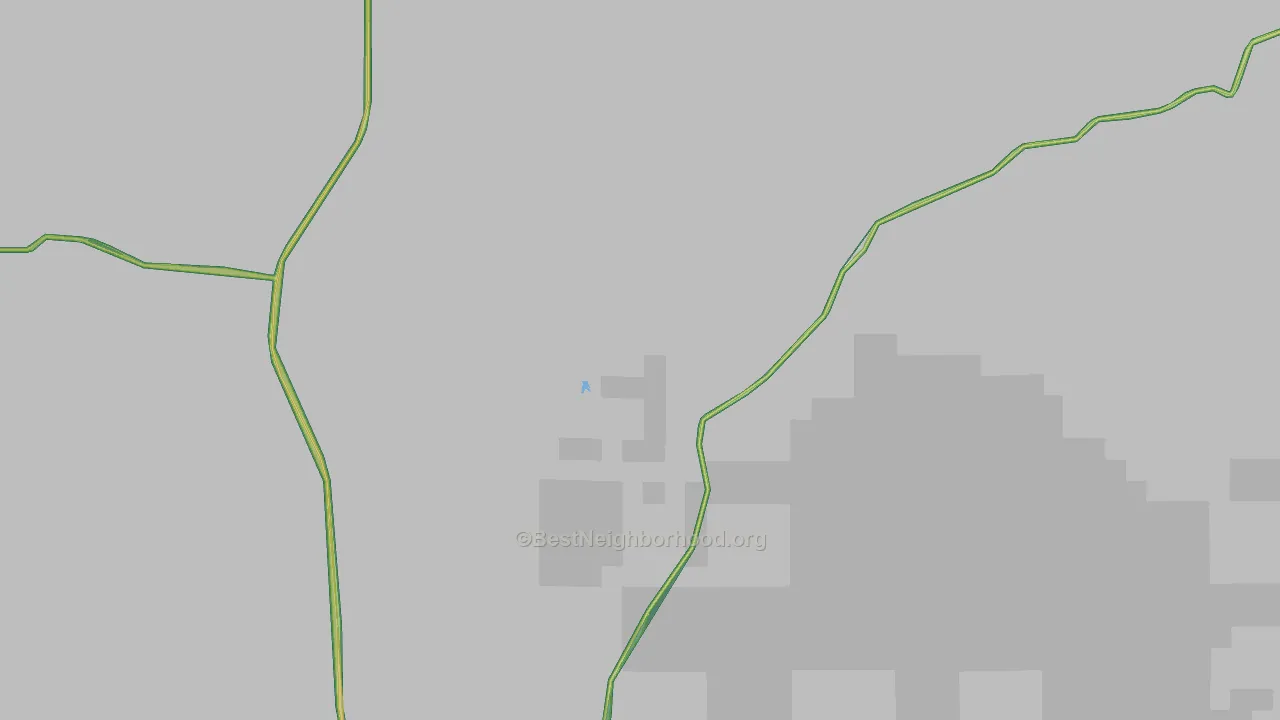 82731, WY Map of Noise Levels in 82731