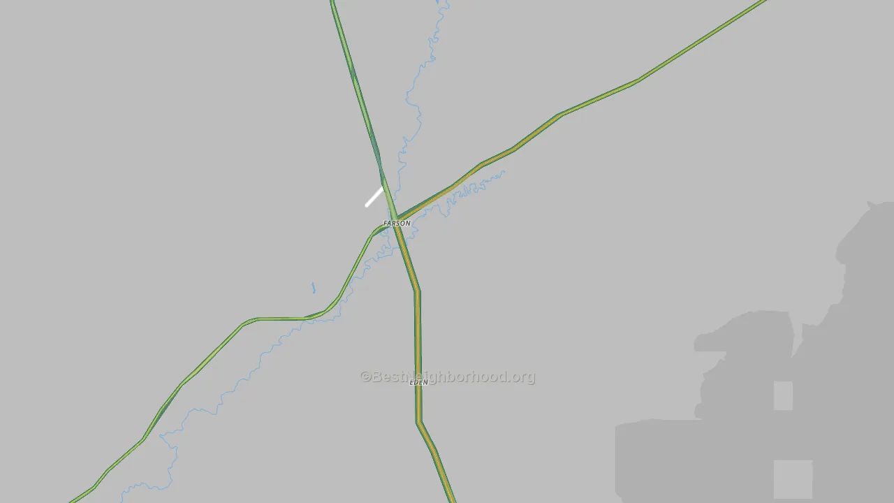 82932, WY Map of Noise Levels in 82932
