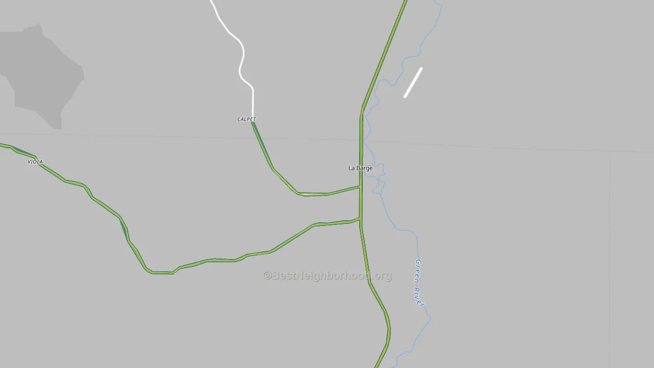 83123, WY Map of Noise Levels in 83123