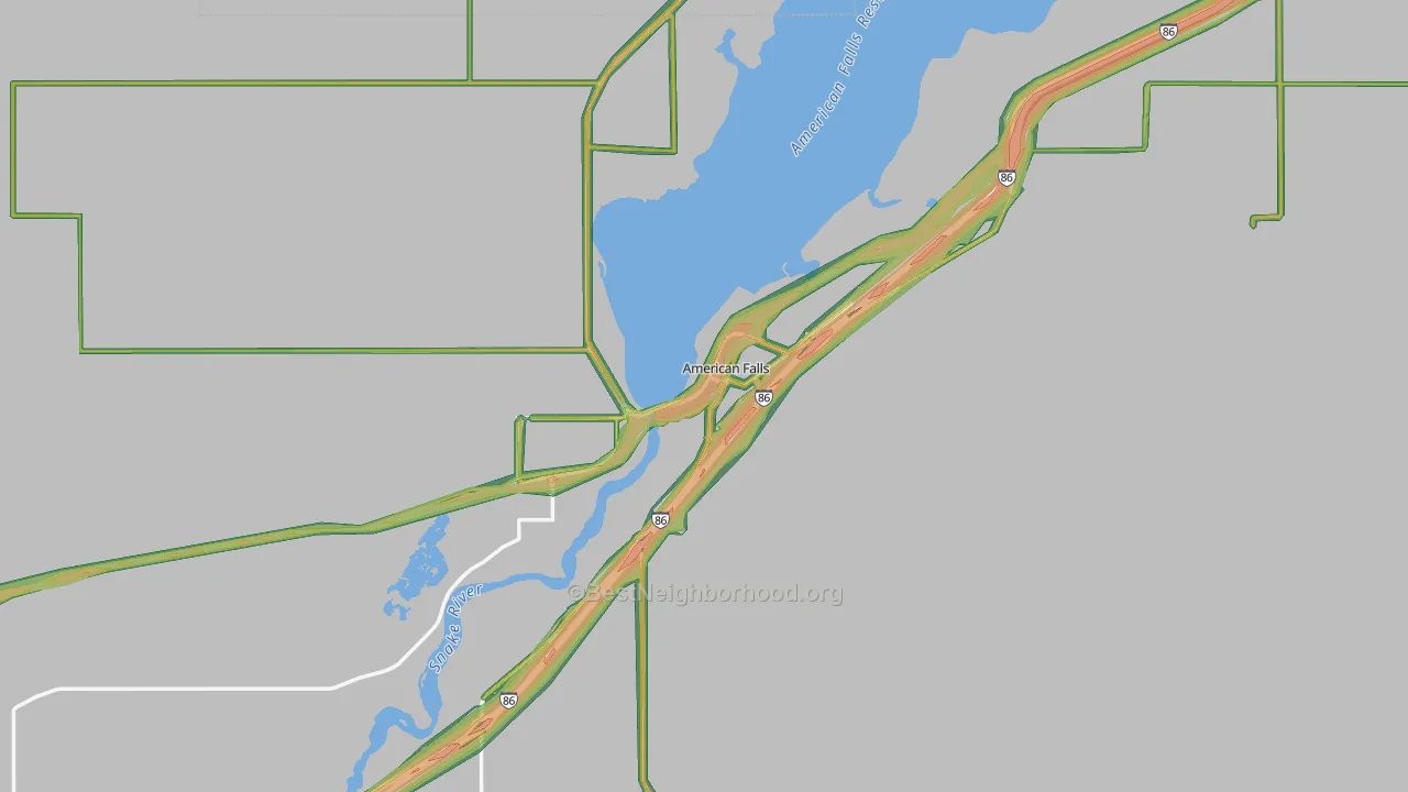 83211, ID Map of Noise Levels in 83211