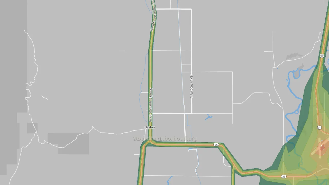 83232, ID Map of Noise Levels in 83232