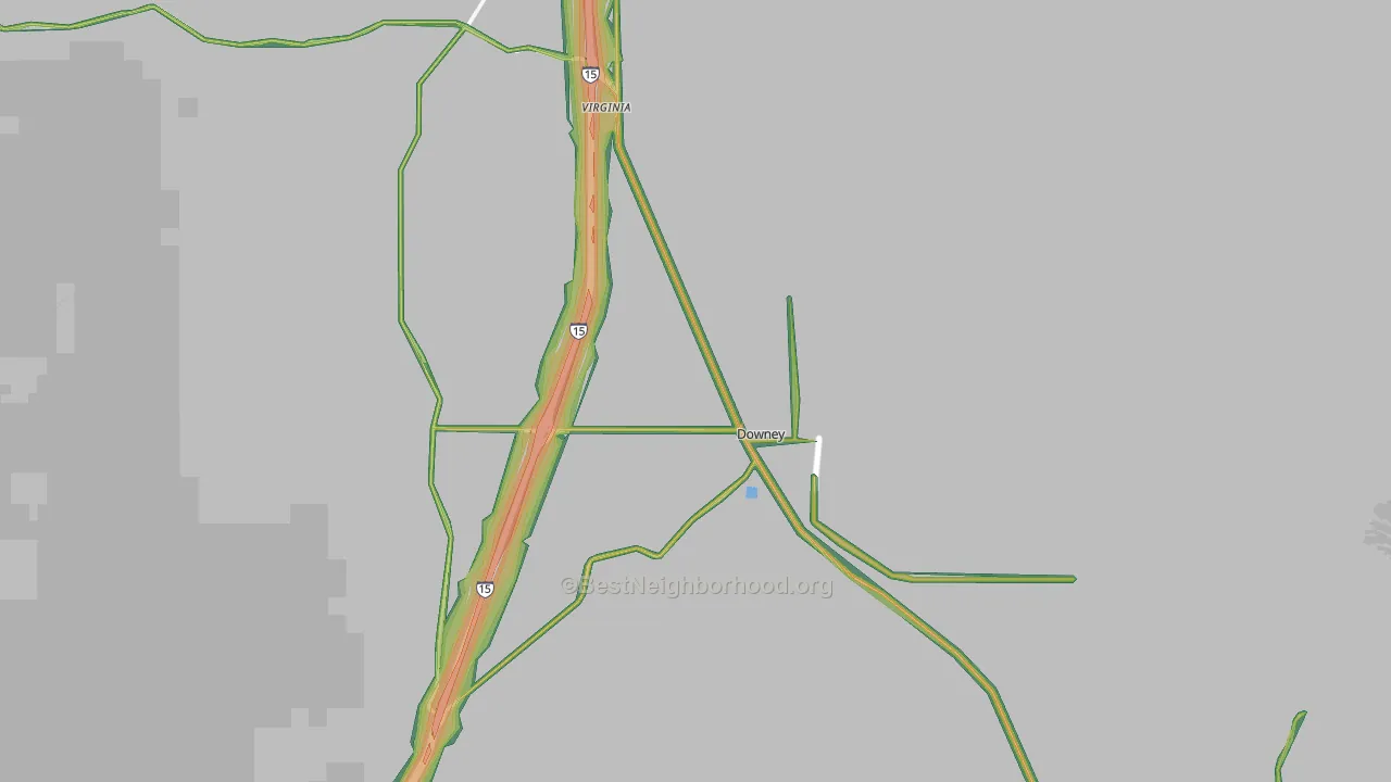 83234, ID Map of Noise Levels in 83234