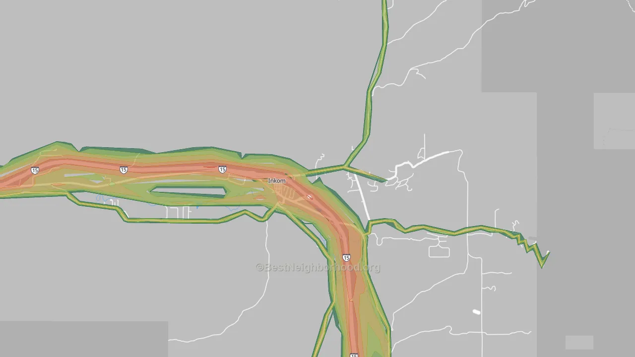 83245, ID Map of Noise Levels in 83245