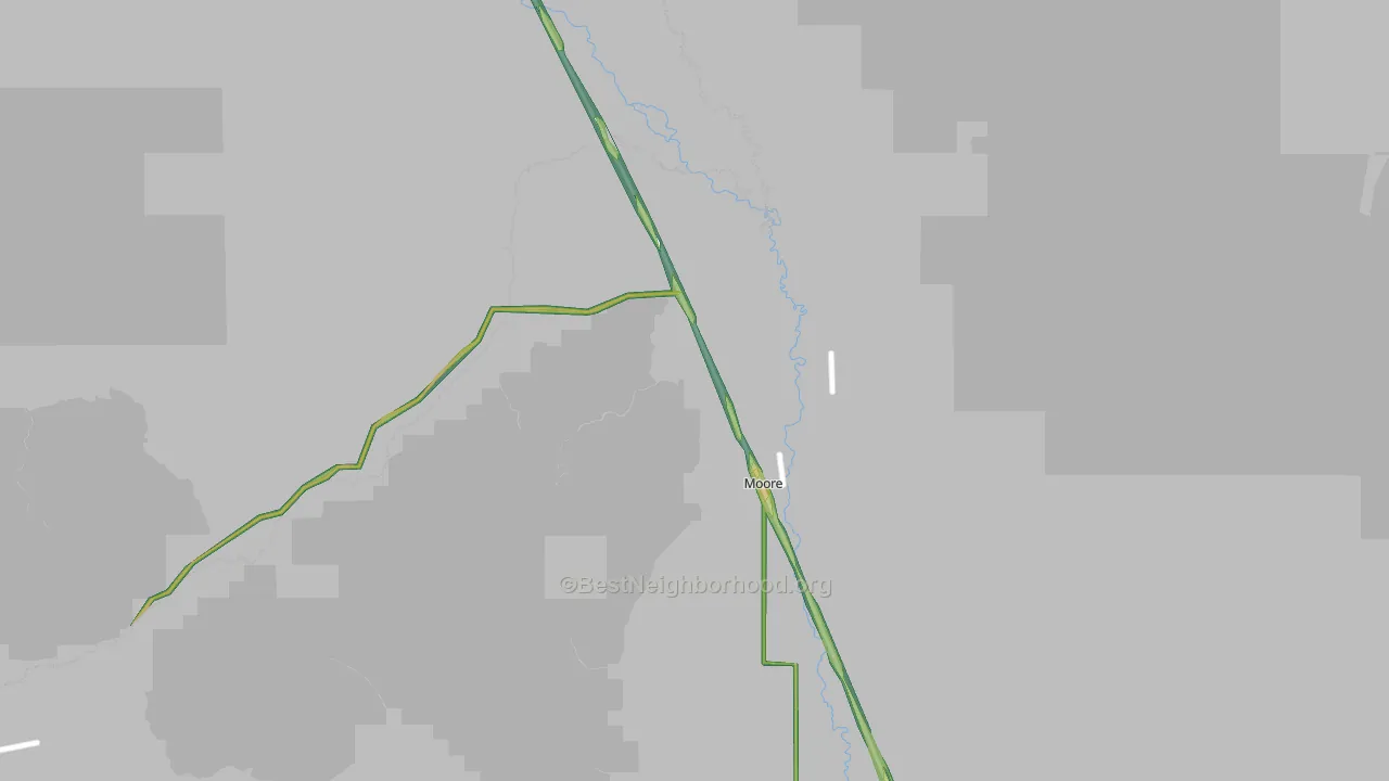 83255, ID Map of Noise Levels in 83255