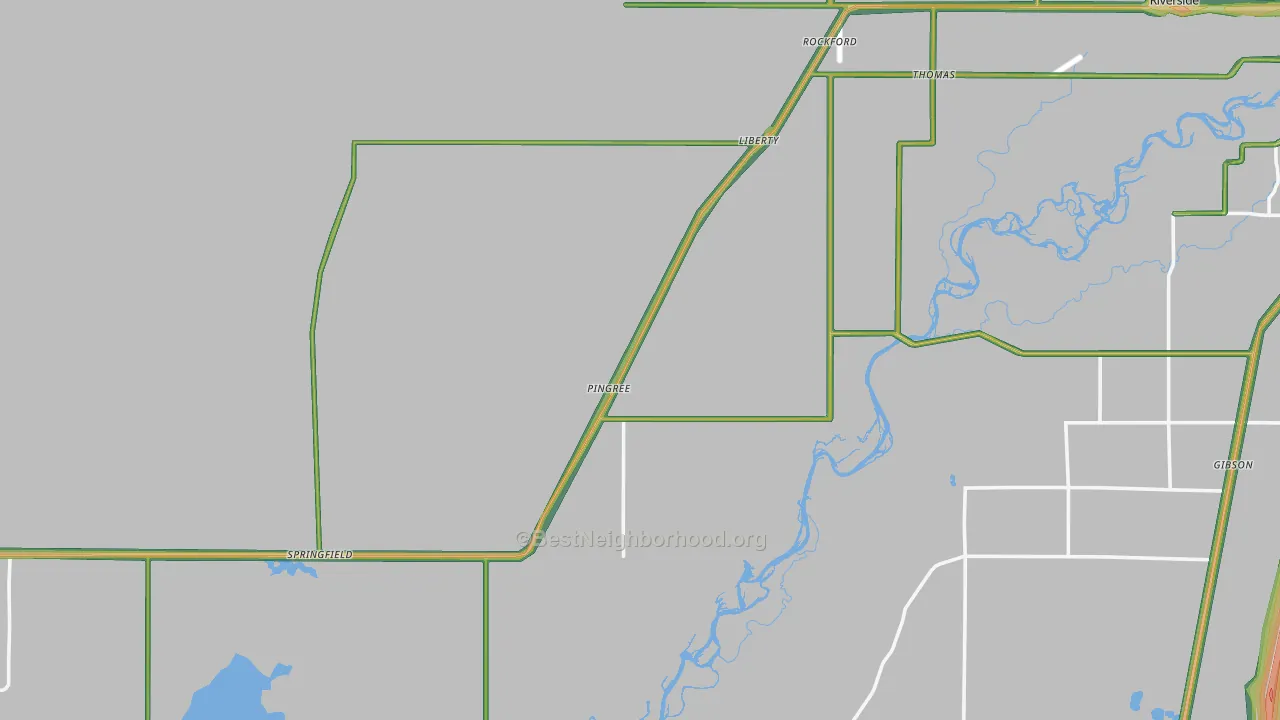 83262, ID Map of Noise Levels in 83262