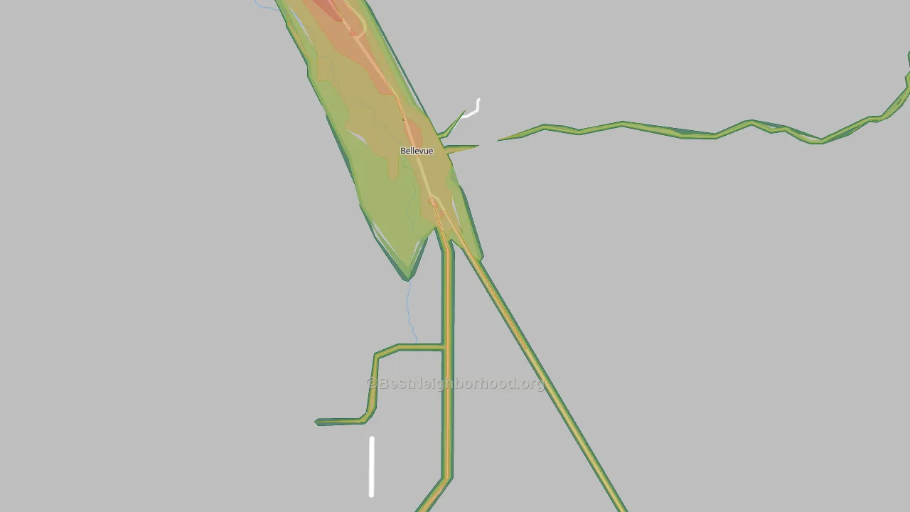 83313, ID Map of Noise Levels in 83313
