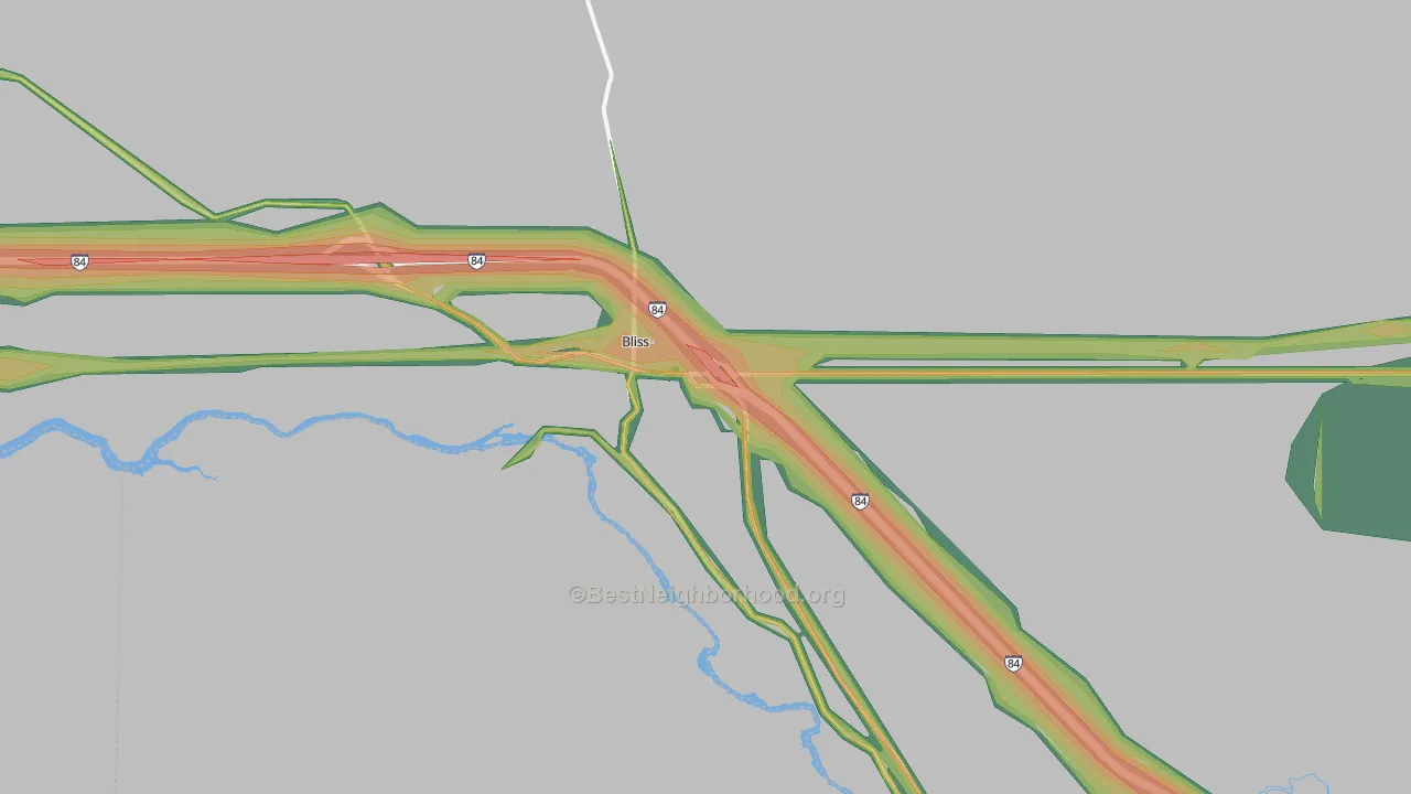 83314, ID Map of Noise Levels in 83314