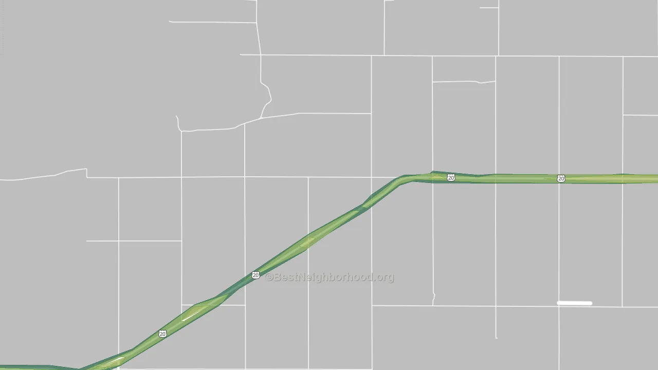 83322, ID Map of Noise Levels in 83322
