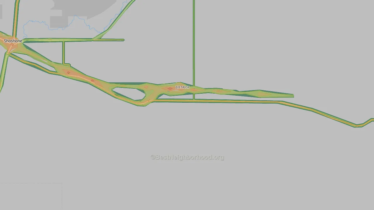 83324, ID Map of Noise Levels in 83324