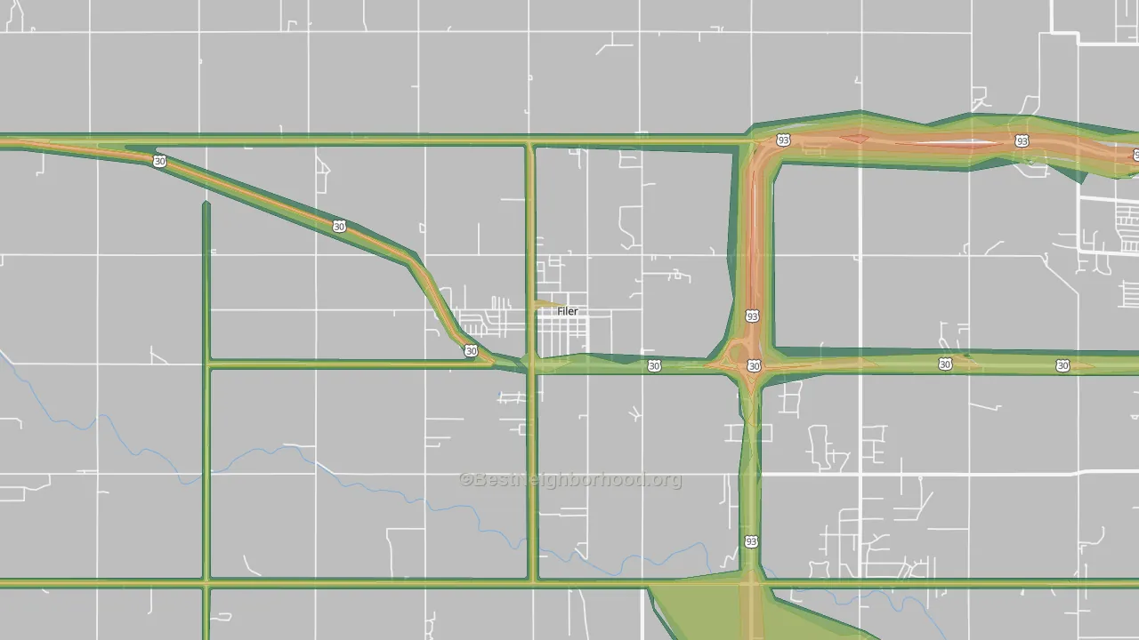 83328, ID Map of Noise Levels in 83328