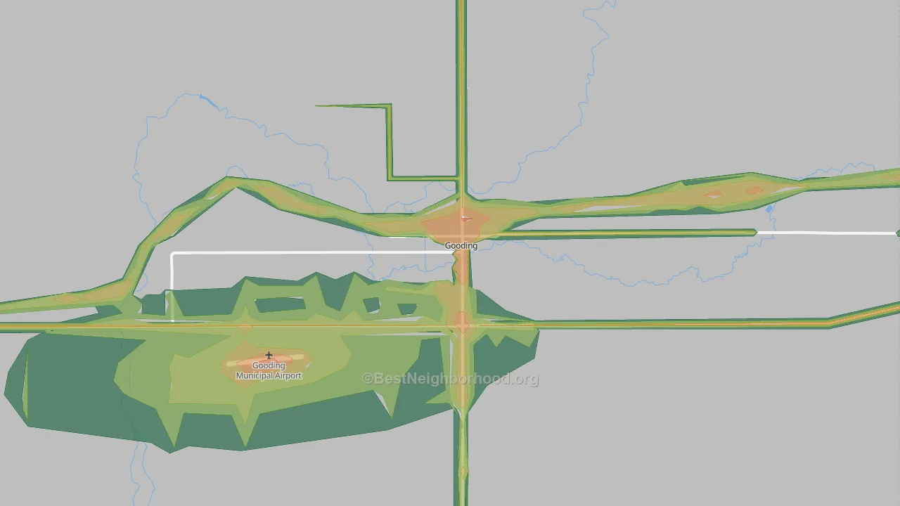 83330, ID Map of Noise Levels in 83330