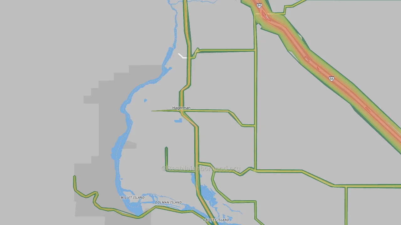 83332, ID Map of Noise Levels in 83332