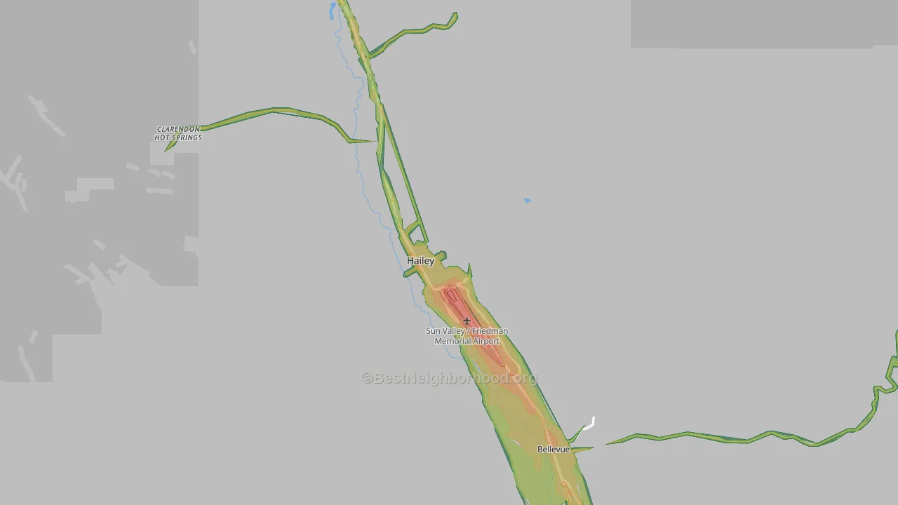83333, ID Map of Noise Levels in 83333