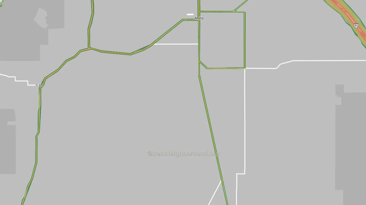 83342, ID Map of Noise Levels in 83342
