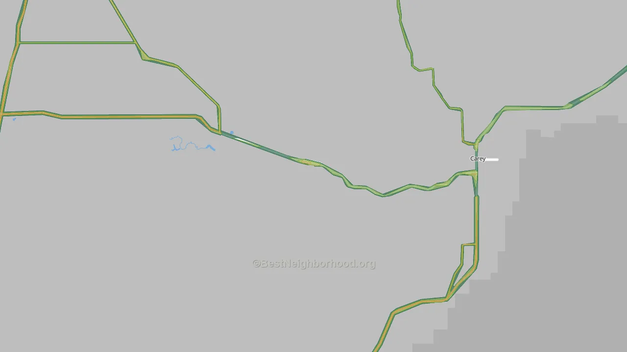 83348, ID Map of Noise Levels in 83348