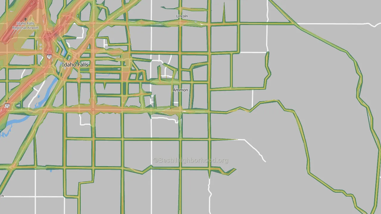 83406, ID Map of Noise Levels in 83406