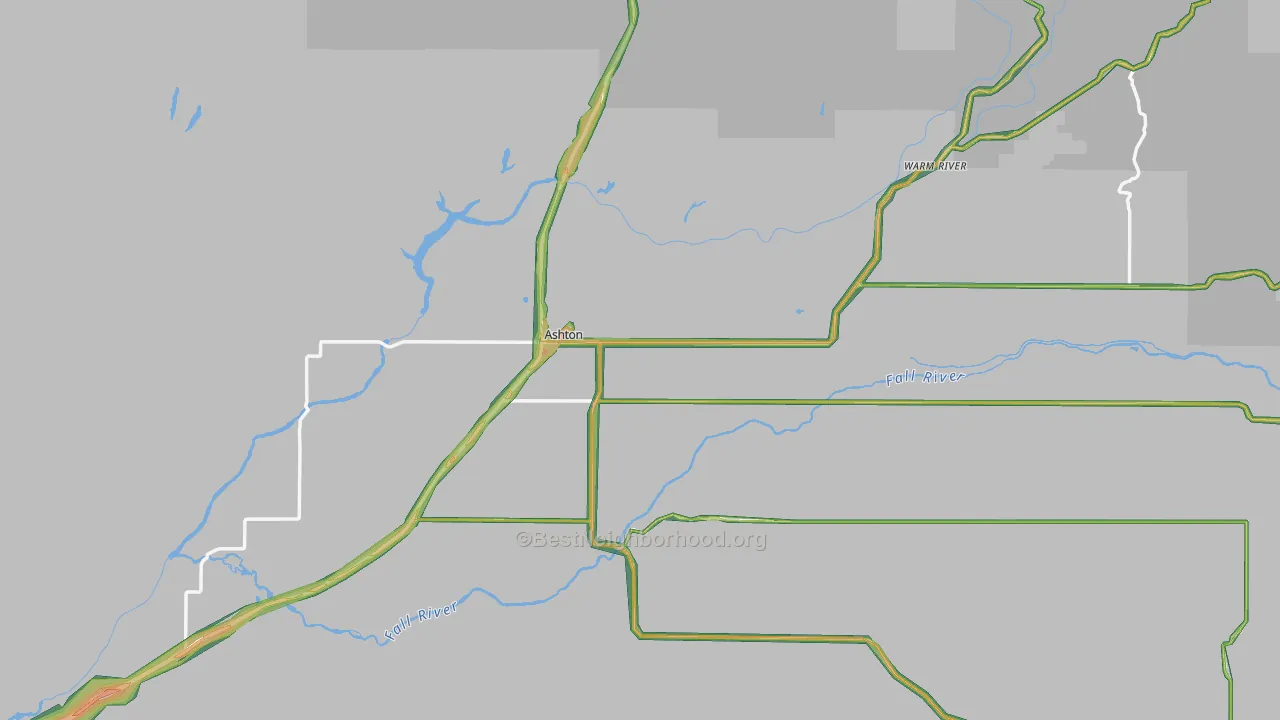 83420, ID Map of Noise Levels in 83420