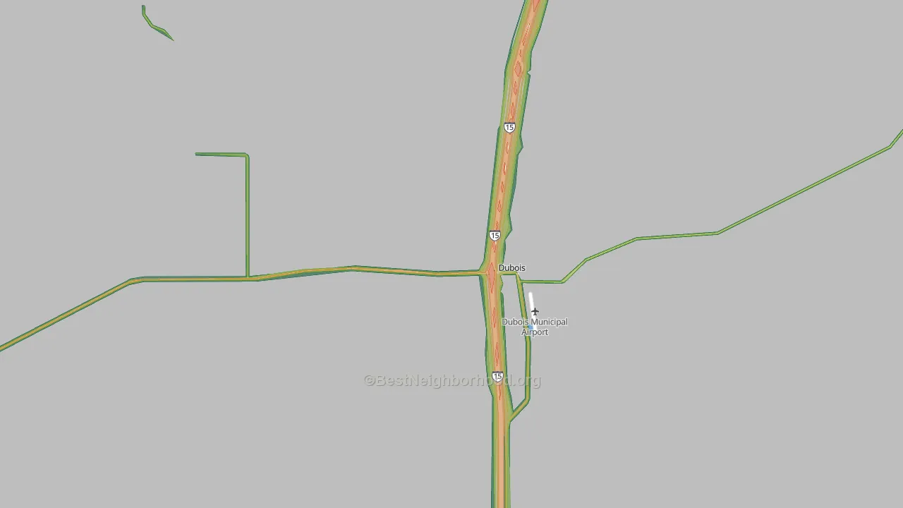 83423, ID Map of Noise Levels in 83423