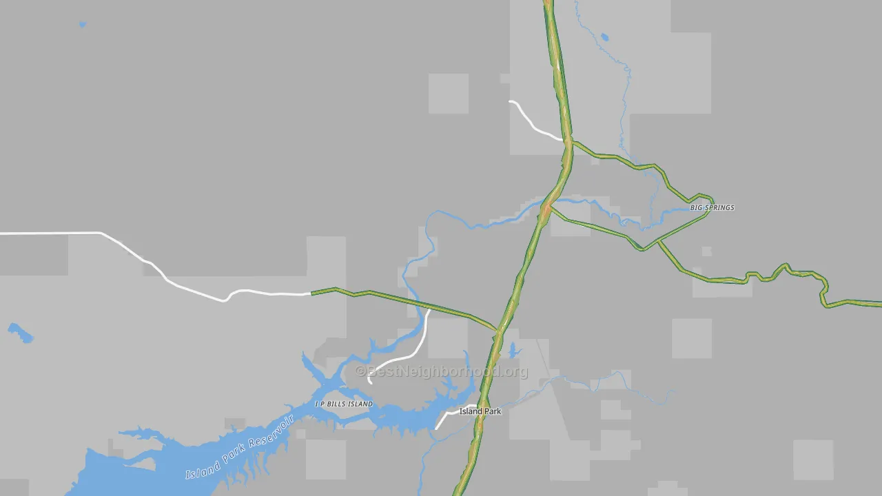 83429, ID Map of Noise Levels in 83429