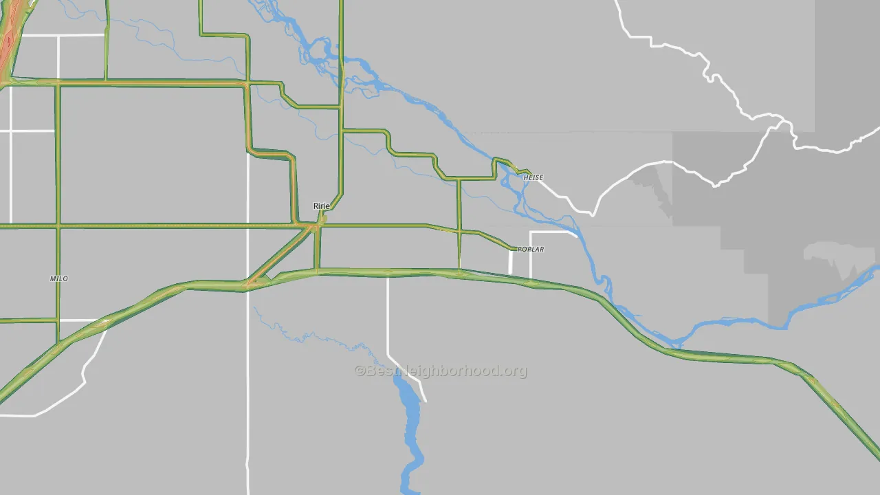 83443, ID Map of Noise Levels in 83443