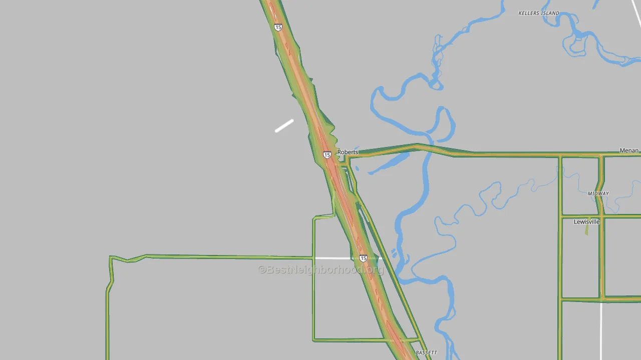 83444, ID Map of Noise Levels in 83444