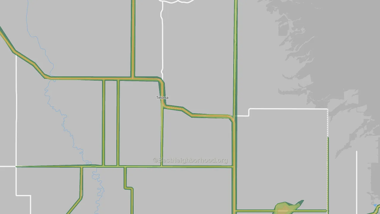 83452, ID Map of Noise Levels in 83452