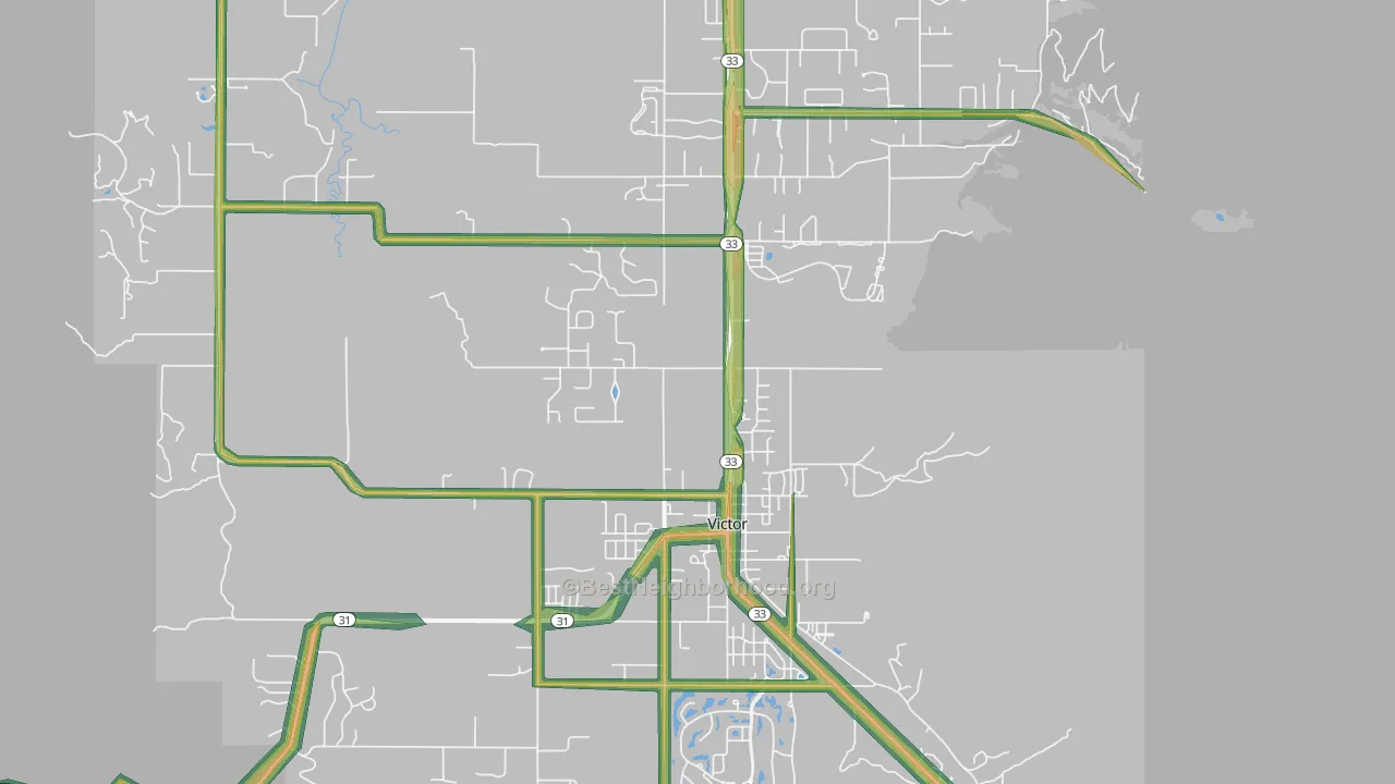 83455, ID Map of Noise Levels in 83455
