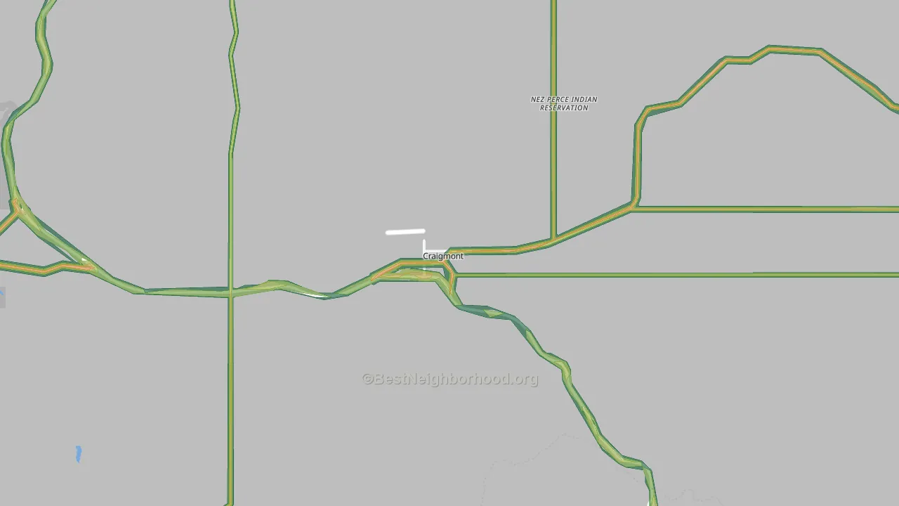 83523, ID Map of Noise Levels in 83523
