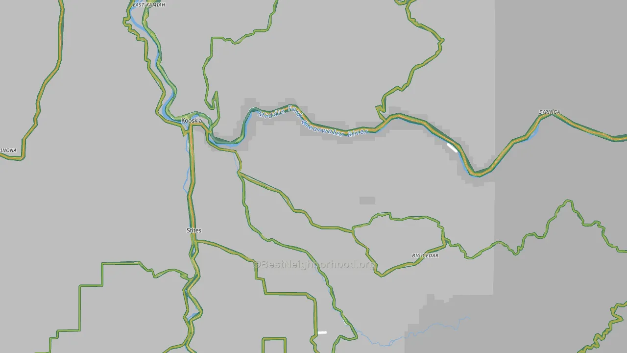 83539, ID Map of Noise Levels in 83539