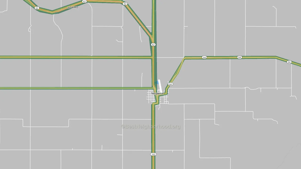 83543, ID Map of Noise Levels in 83543