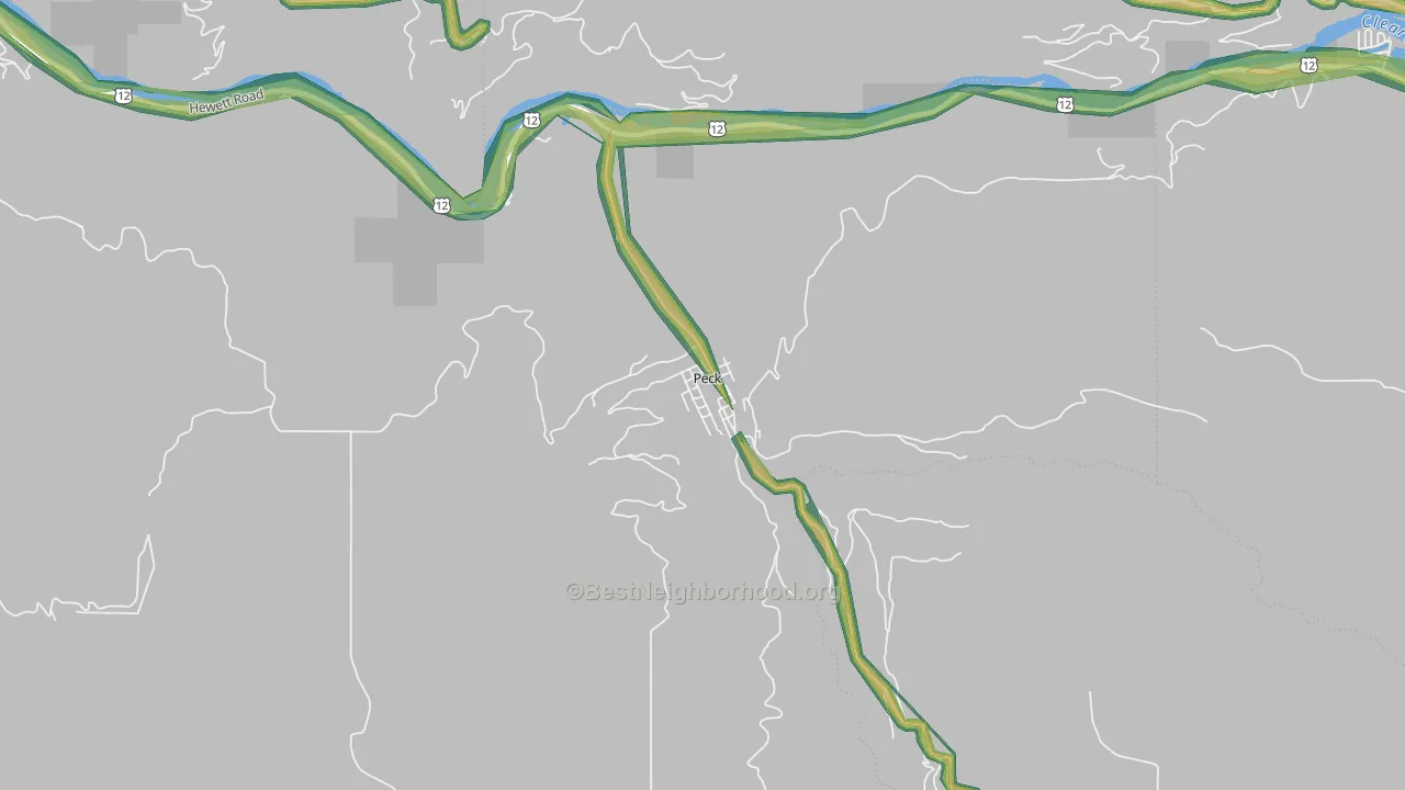 83545, ID Map of Noise Levels in 83545