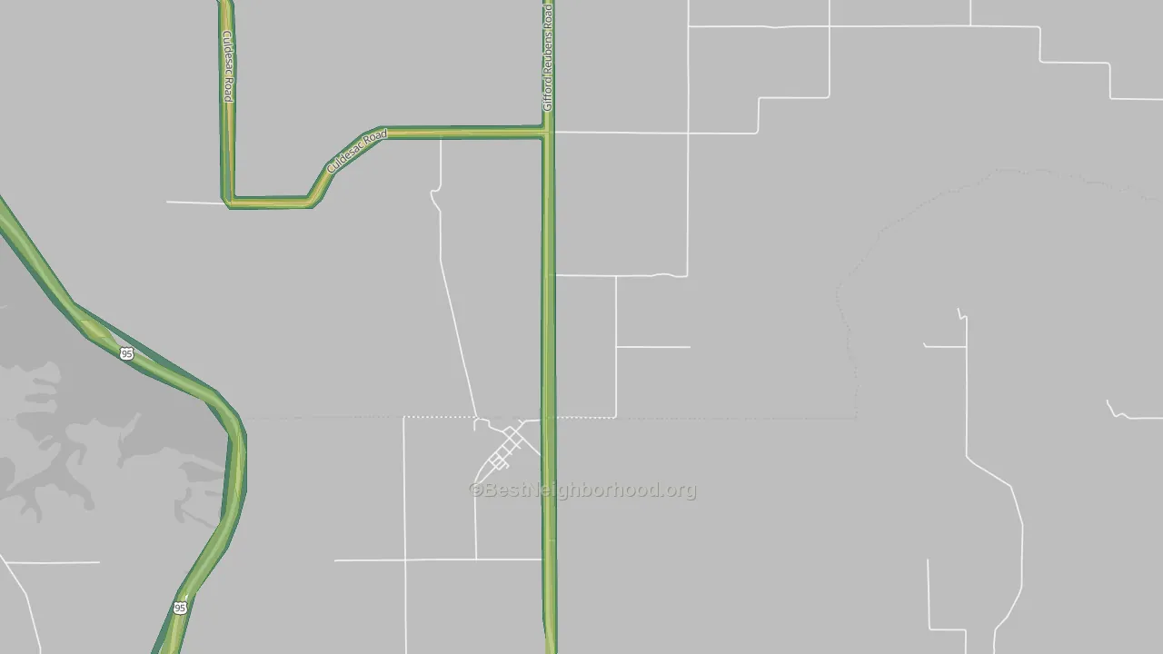 83548, ID Map of Noise Levels in 83548