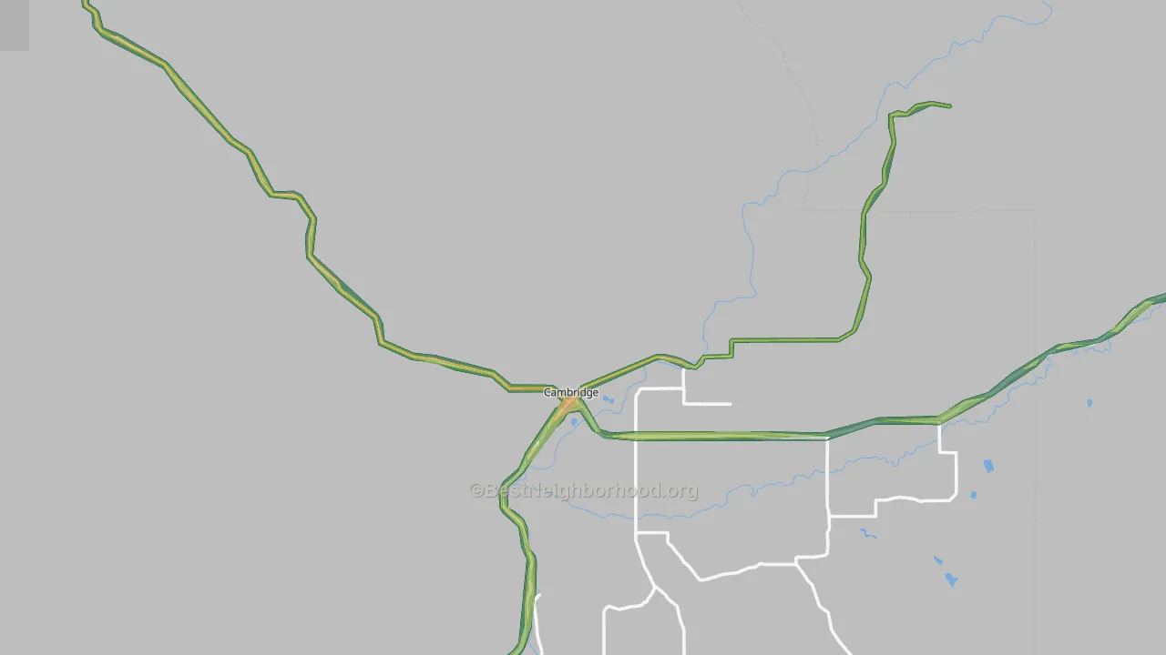 83610, ID Map of Noise Levels in 83610