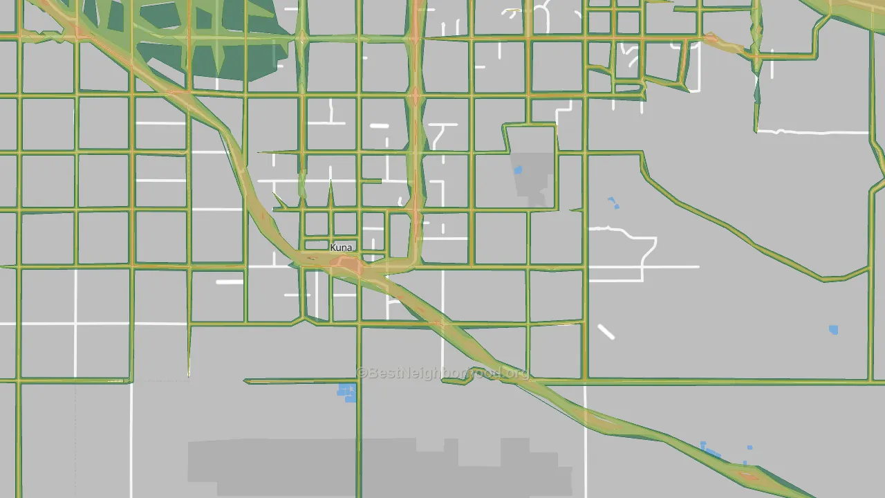 83634, ID Map of Noise Levels in 83634