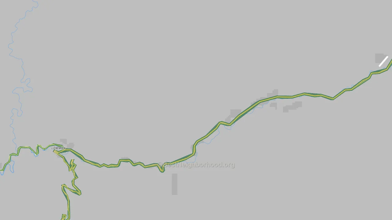 83637, ID Map of Noise Levels in 83637