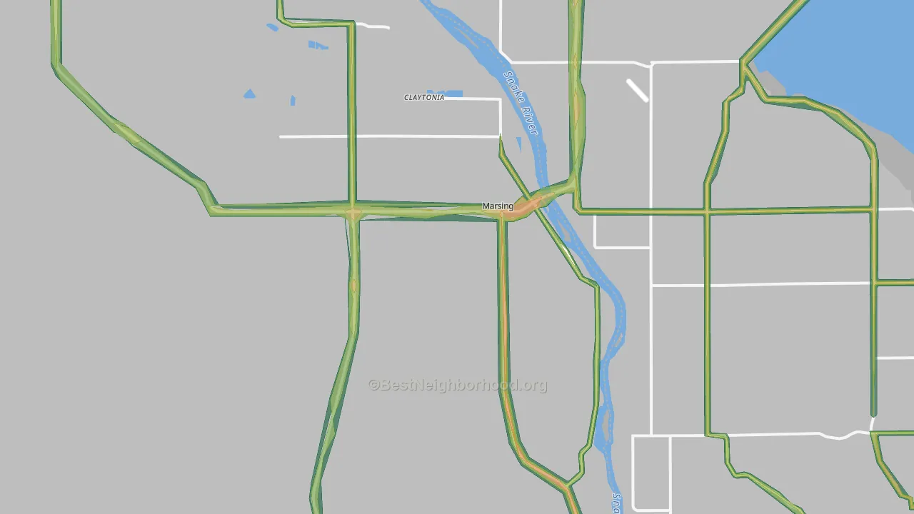 83639, ID Map of Noise Levels in 83639