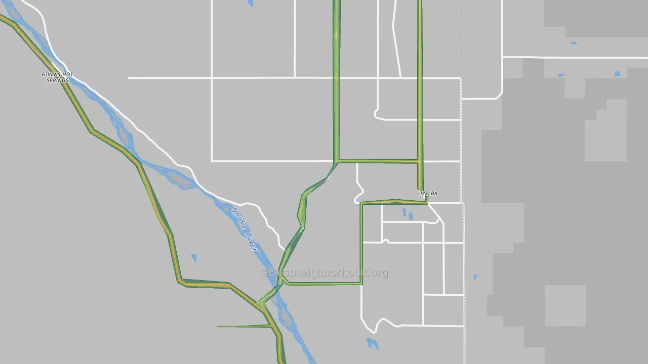 83641, ID Map of Noise Levels in 83641